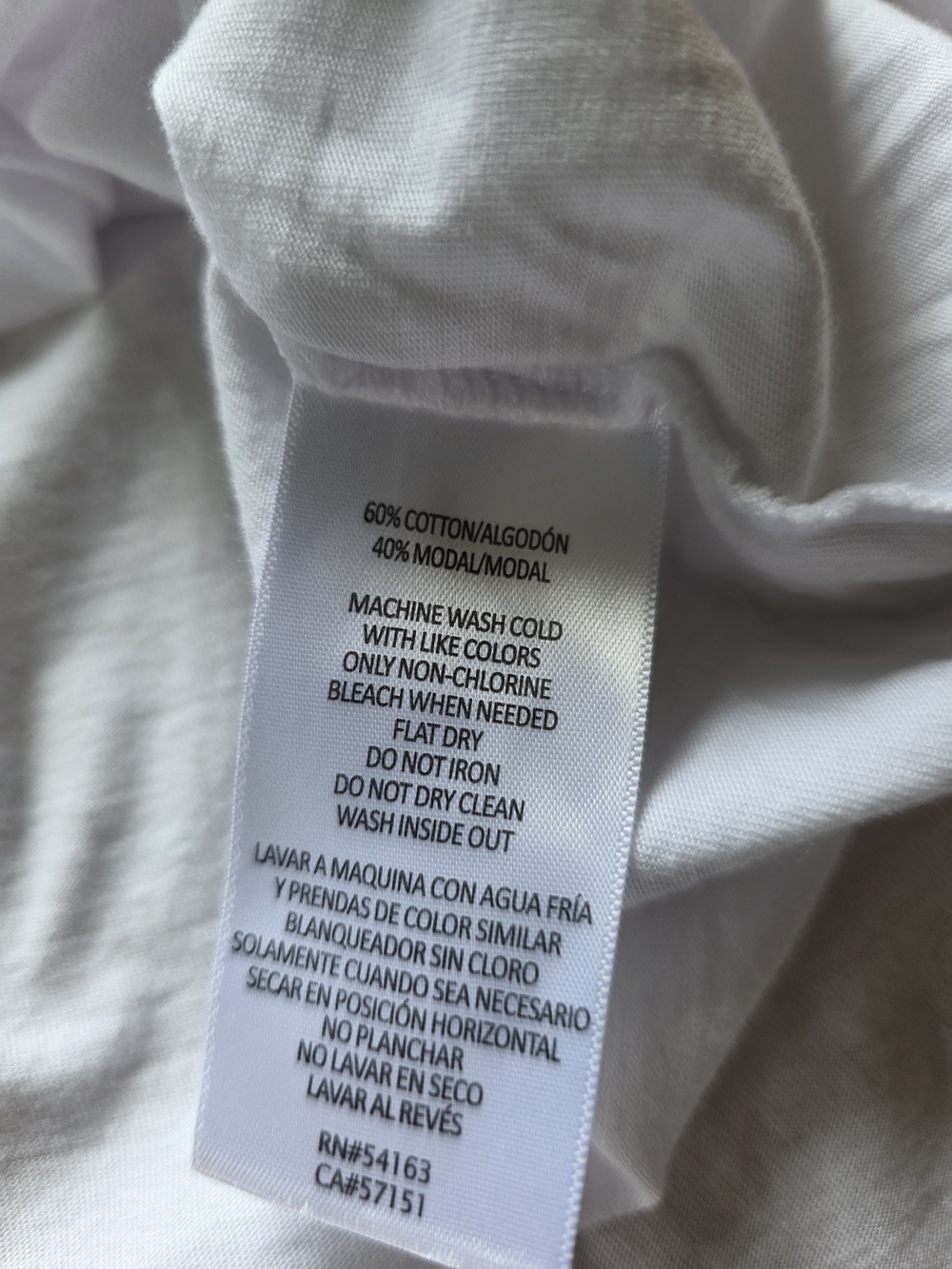 Calvin Klein White CK Logo Tee Metallic Silver Graphic Cotton Modal L - Picture 5 of 12